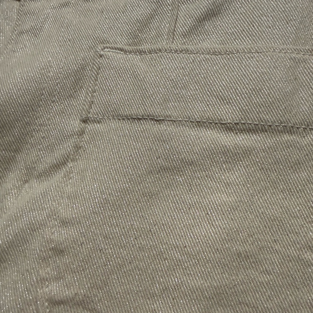 Lauren Conrad, high waist trouser tan shiny jeans size 10 - Picture 4 of 4